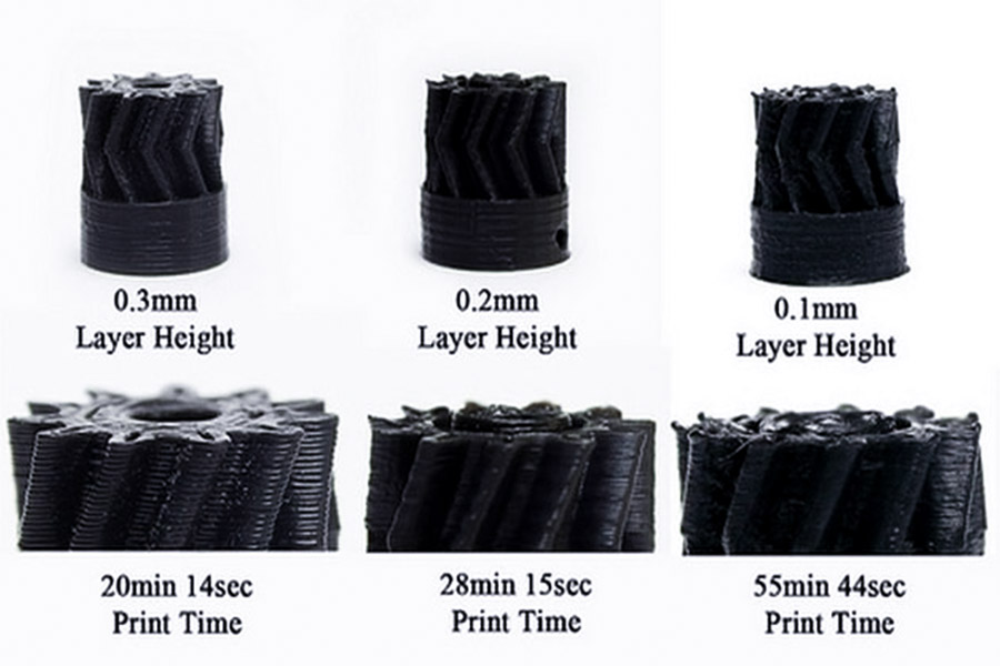 FDM printing layer thickness
