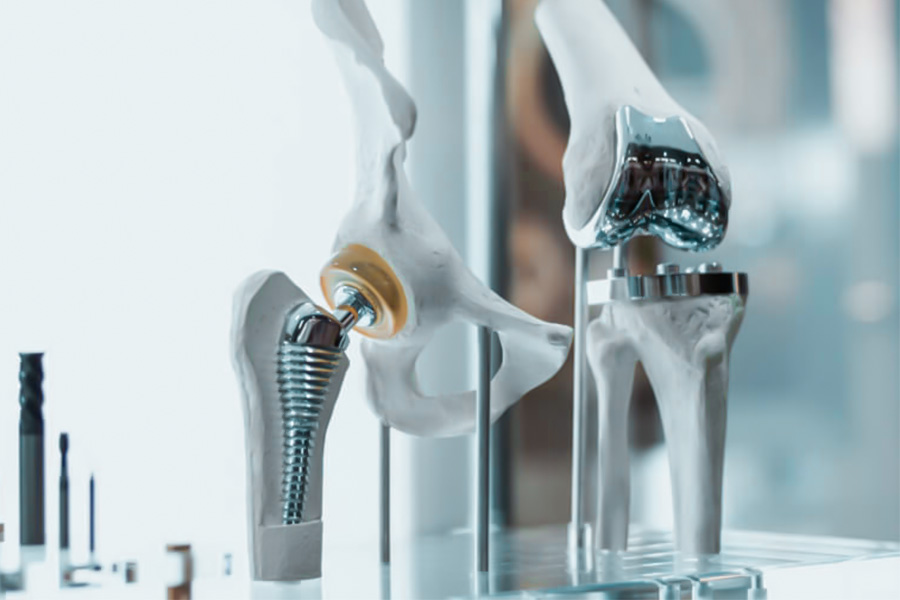 CNC machining process for orthopedic implants