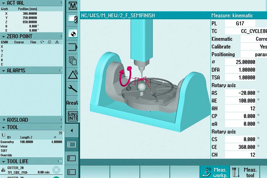 Programming of 5-axis CNC milling